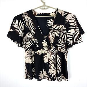 Boture Curve 3XL Shorts Set Coverup Resort tropical print